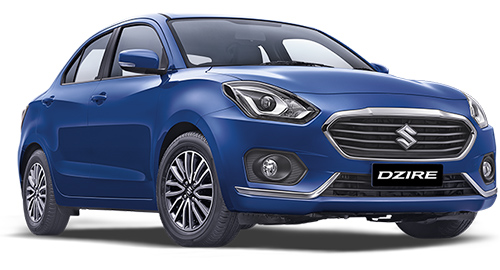 Car rental in Goa - Book Maruti Suzuki Dzire Manual for self drive