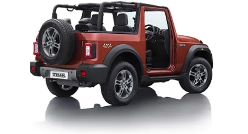 Car rental in Goa - Book Mahindra Thar Automatic New (Convertible) for self drive