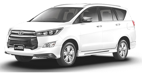 Car rental in Goa - Book Toyota Innova Crysta Manual for self drive