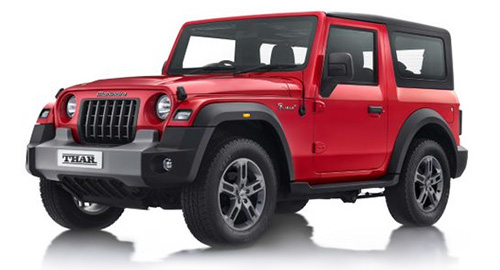 Car rental in Goa - Book Mahindra Thar Automatic Hard Top New for self drive