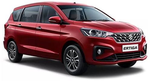 Car rental in Goa - Book Maruti Suzuki Ertiga New Model (Manual) for self drive